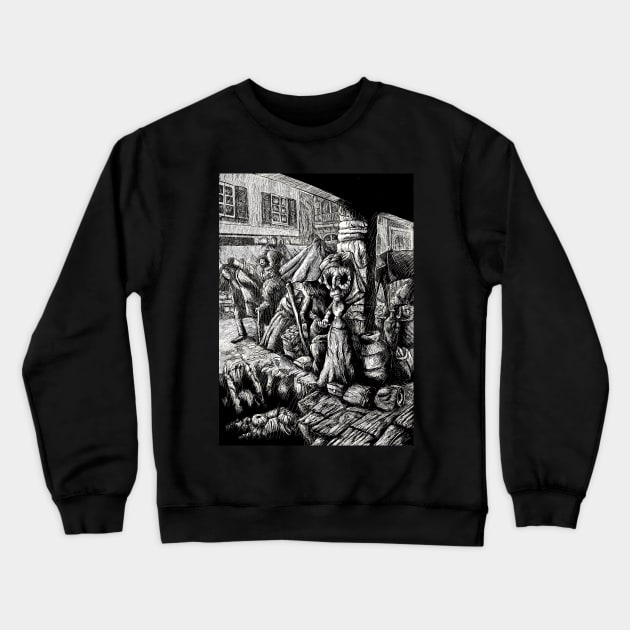 The merchant market Crewneck Sweatshirt by stephenignacio